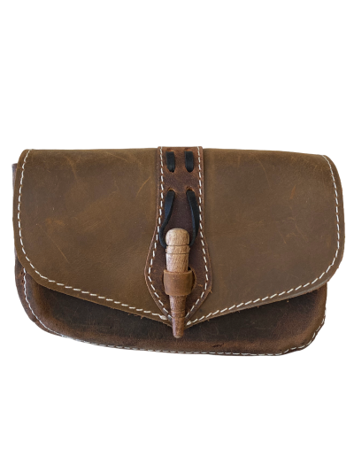 Trollfelsen Gürteltasche Asfrid Hellbraun Kaffeebraun